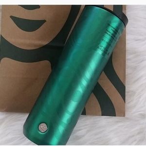 Starbucks Green Stainless Steel Flip Top Tumbler